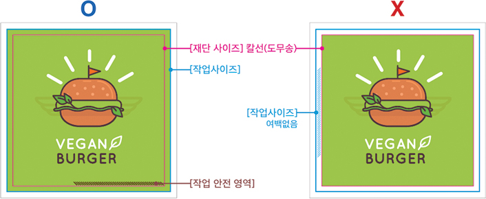 스티커 도무송 작업방법